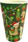 TINYMILLS Eco-Friendly Reusable Plant Fiber 14 oz Travel Mug with Christmas Llama Alpaca Design